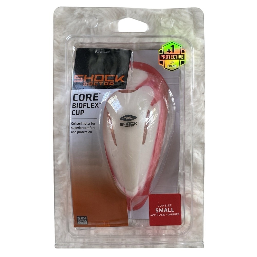 BRAND NEW Shock Doctor Core Bioflex Cup Red Youth Size Small Baseball Football